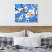 Boom van het doek met omwikkeling van de bloemen canvas afdruk (Insitu (Slaapkamer))