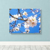Boom van het doek met omwikkeling van de bloemen canvas afdruk (Insitu (Houten vloer))