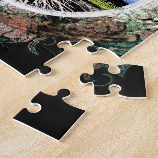 Boom van het Geluk van het Leven Legpuzzel (Zijkant)