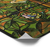 Boom van het Glas in lood van het leven/Tiffany Poster (Hoek)