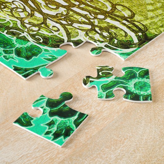 Boom van het hart van het leven legpuzzel (Zijkant)