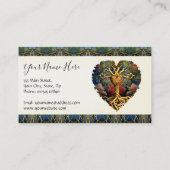 Boom van het hart van het leven visitekaartje (Achterkant)