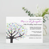 Boom van het Jubileum van de Partij van het Leven  Kaart (Staand voorkant)