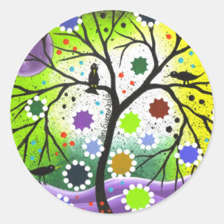 Boom van het leven #33 door Lori Everett Ronde Sticker
