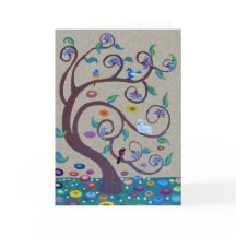 Boom van het leven - art nouveau stijl