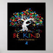 Boom van het leven Autisme Bewustmakingsmaand Puzz Poster (Voorkant)