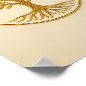 Boom van het leven Brons & Ivoor Poster (Hoek)