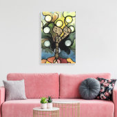 Boom van het Leven Canvas Afdruk (Insitu (Woonkamer))