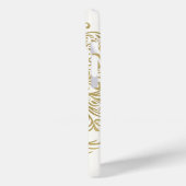 Boom van het Leven Cream & Goud Keltisch Case-Mate iPhone Case (Achterkant / Links)