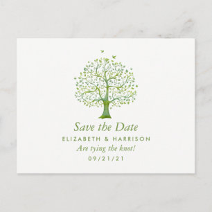 Boom van het leven, Elegant Wedding Save the Date Aankondigingskaart