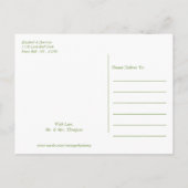 Boom van het leven, Elegant Wedding Save the Date Aankondigingskaart (Achterkant)