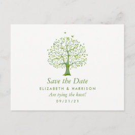 Boom van het leven, Elegant Wedding Save the Date Aankondigingskaart