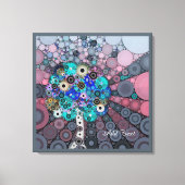 Boom van het leven Esoterische kunstgeschenk op ma Canvas Afdruk (Voorkant)
