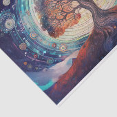 Boom van het Leven, Etherische Liefde ontmoet Natu Tissuepapier (Detail)