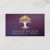 Boom van het leven - Fasen van de maan - parels en Visitekaartje (Voorkant)