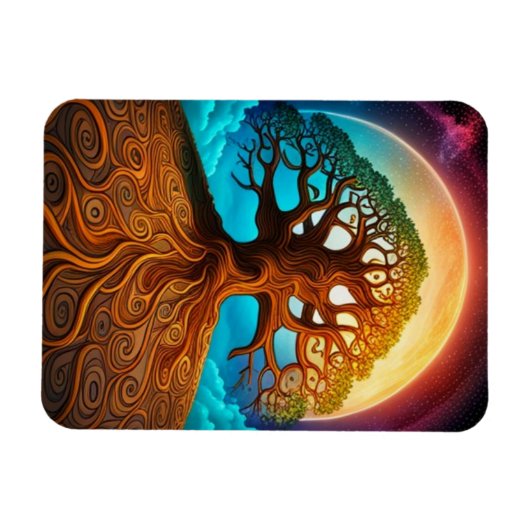 Boom van het Leven Flexibele Magneet (Horizontaal)