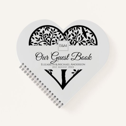 Boom van het leven gastboek bruiloft Memorial Fune Notitieboek (Voorkant)