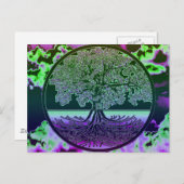 Boom van het leven Gedachten Briefkaart (Voorkant / Achterkant)