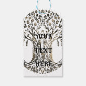 Boom van het Leven gekleurd Cadeaulabel (Achterkant)