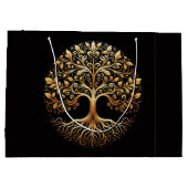 Boom van het Leven Gift Bag Groot Cadeauzakje (Achterkant)