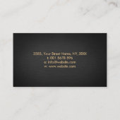 Boom van het leven Golden Spiral en Gemstenen Visitekaartje (Achterkant)