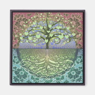 Boom van het leven, hart en liefde magneet