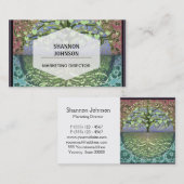 Boom van het leven, hart en liefde visitekaartje (Voorkant / Achterkant)