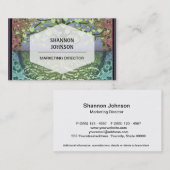 Boom van het leven, hart en liefde visitekaartje (Voorkant / Achterkant)