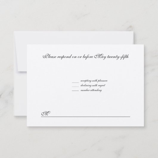 Boom van het leven Hebreeuws joods huwelijk RSVP S (Achterkant)