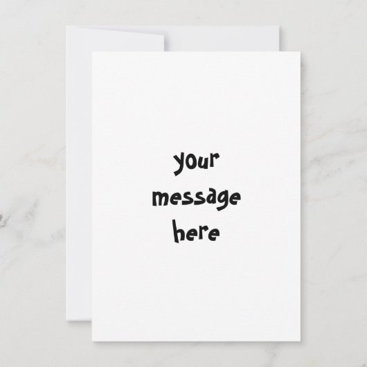 Boom van het leven in zwart-wit kaart (Achterkant)