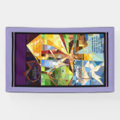 Boom van het leven Jesus Banner (Horizontaal)