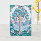 Boom van het leven kaart (Gele Bloem)