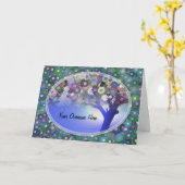 Boom van het Leven Kaart (Gele Bloem)