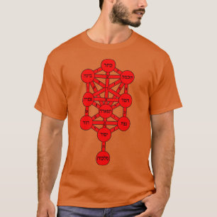 Boom van het leven kabbalah t-shirt