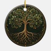 Boom van het Leven, Keramische Versiering, Botanis Keramisch Ornament (Achterkant)