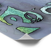 Boom van het leven Ketubah om aan te passen Poster (Hoek)