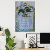 Boom van het leven Ketubah om aan te passen Poster (Thuiskantoor)