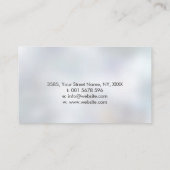 Boom van het leven - kleurrijke vlinders visitekaartje (Achterkant)