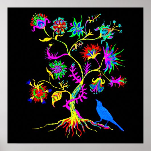 Boom van het leven kunst poster (Voorkant)