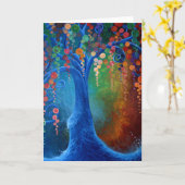 Boom van het Leven, Leeg Wenskaart, Kaart (Gele Bloem)