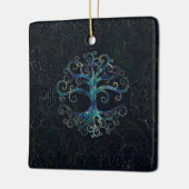 Boom van het leven Marmer en Gold Keramisch Ornament (Links)