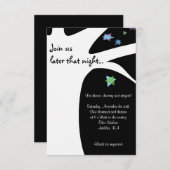 BOOM VAN HET LEVEN met STERREN Bat Mitzvah Uitnodi Kaart (Voorkant / Achterkant)