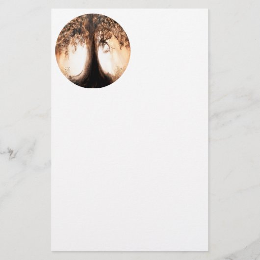 Boom van het leven op de Sunrise Stationery Briefpapier (Voorkant)