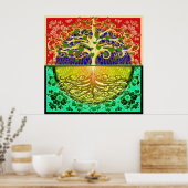 Boom van het leven poster (Keuken)