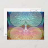 Boom van het leven regenboogharten briefkaart (Voorkant / Achterkant)