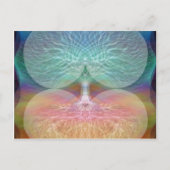 Boom van het leven regenboogharten briefkaart (Voorkant)