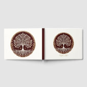 Boom van het leven rustieke donkerrode Keltische b Gastenboek (Volledig)