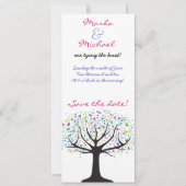 Boom van het Leven sparen de Datum Uitnodiging van (Voorkant)