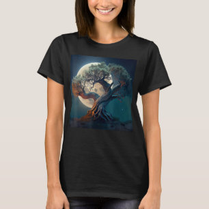 Boom van het Leven Symbool Keltische Boom Yggdrasi T-shirt