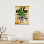 Boom van het leven van Carolyn @thewitcheshoek Poster (Keuken)